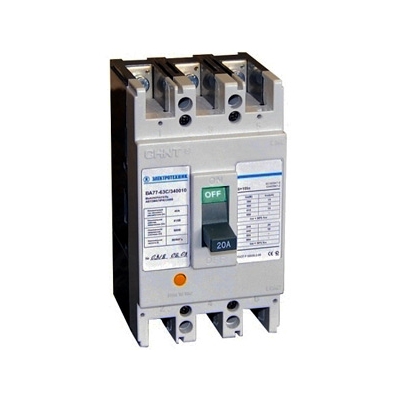 ВА77-63С-340010-16А У3 (стационарный, 3P, 10In, 15кА) (ЭТ)