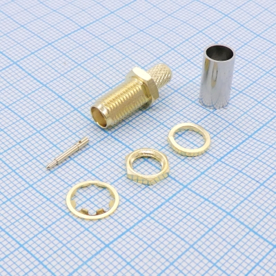 ВЧ разъём RP-SMA-C58J штекер