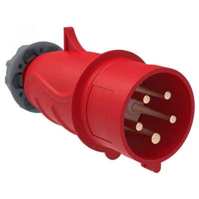 Вилка эл. каб. 16А 3P+PE+N 380В IP44 MAGNUM ССИ-015 PSN02-016-5