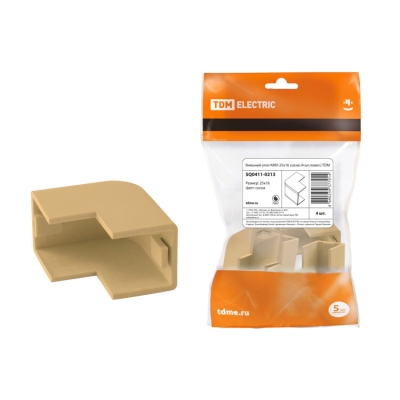 Внешний угол КМН 25х16 сосна (4 шт./комп.) SQ0411-0213