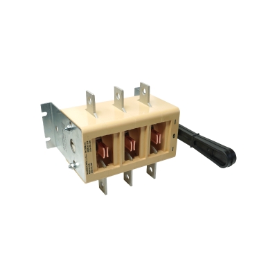 ВР32-37 А 70220-00 УХЛ3, 400А, несъёмная боковая рукоятка, 3-х пол. на два напр., IP00 (ЭТ)(Китай)