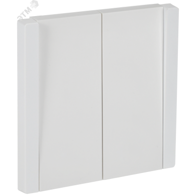 Выключатель 2-кл. СП FORTE&PIANO 10А FP205 бел. IEK FP-V20-0-10-1-K01