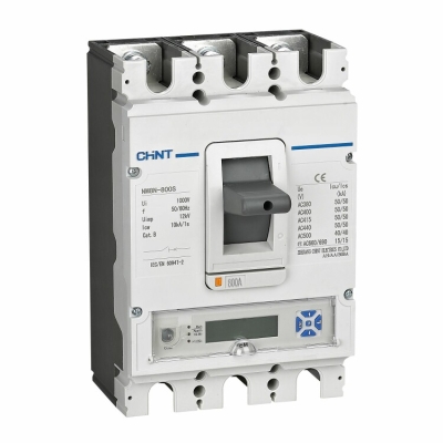 Выключатель автоматический 3п 63А 150кА NM8N-250R EM с электр. расцеп. LCD CHINT 271412
