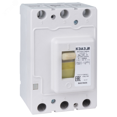 Выключатель автоматический 40А 400Im ВА57Ф35-340010 УХЛ3 400В AC 109325