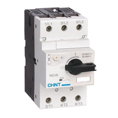 Выключатель автоматический для защиты двигателя 30-40А NS2-80 с поворотн. ручкой CHINT 279722