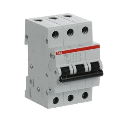 Выключатель автоматический модульный 3п C 20А 6кА SH203 C 20 ABB 2CDS213001R0204