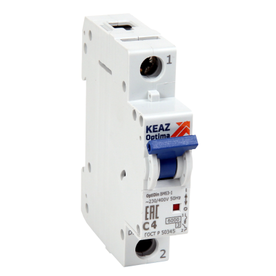 Выключатель автоматический модульный OptiDin BM63-1B20-УХЛ3 (Новый) 260489