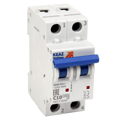 Выключатель автоматический модульный OptiDin BM63-2B6-10-УХЛ3 262574