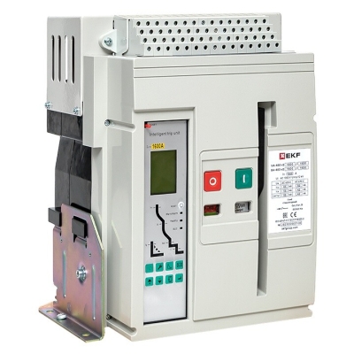 Выключатель автоматический ВА-450 1600/800А 3P 65кА стационарный v2 EKF(кр.1шт)