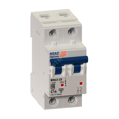 Выключатель нагрузки модульный 2п 63А OptiDin BM63Р УХЛ3 103894