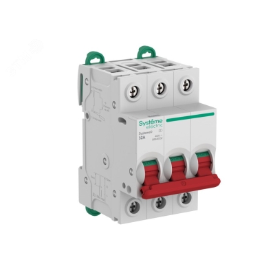 Выключатель нагрузки (ВН) 3P 32A 400В Systeme9 S9S40332
