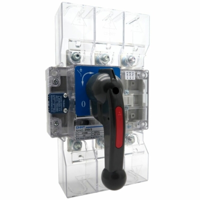 Выключатель-разъединитель 3п 250А стандарт. рукоятка управ. NH40-250/3 393264