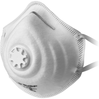 ЗУБР ФК-80, класс защиты FFP1, коническая, фильтрующая полумаска с клапаном выдоха (11163)