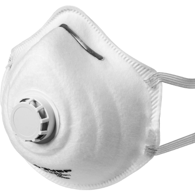 ЗУБР ФК-99, класс защиты FFP3, коническая, фильтрующая полумаска с клапаном выдоха (11163-3)