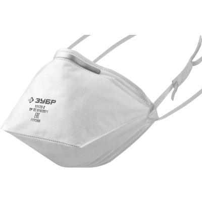 ЗУБР П-95, класс защиты FFP2, плоская, фильтрующая полумаска (11172-2)
