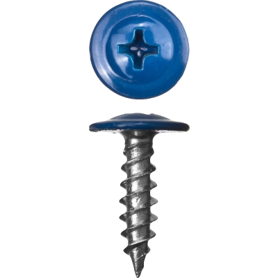 ЗУБР ПШМ 5005, 25 х 4.2 мм, синий насыщ., 400 шт (0,84 кг.), саморез с пресс-шайбой (300191-42-025-5005)