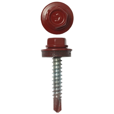 ЗУБР СКД 3003, 29 х 4.8 мм, рубин.-красн., 2500 шт (12,6 кг.), кровельный саморез, Профессионал (4-300310-48-029-3003)