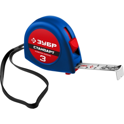 ЗУБР СТАНДАРТ 3 м х 16 мм, рулетка (34016-3)