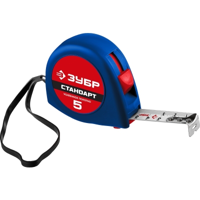 ЗУБР СТАНДАРТ 5 м х 19 мм, рулетка (34016-5)