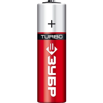ЗУБР TURBO, АА х 4, 1.5 В, алкалиновая батарейка (59213-4C)